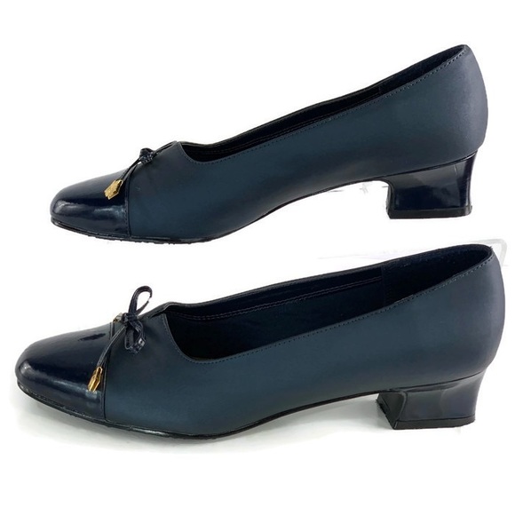 Soft Style Hush Puppies Fabric Leather Cap Toe - Picture 5 of 8